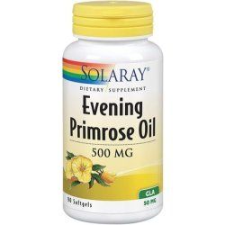 Solaray High Potency Evening Primrose Oil 500mg Cold Pressed Women's Health Support 90 Softgels