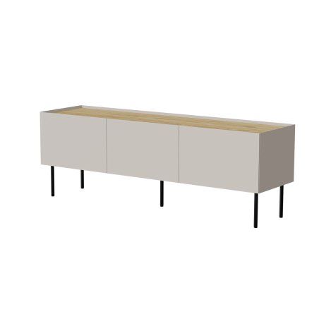 Cama FELLINI TV cabinet 150x40x52 cashmere oiled oak top