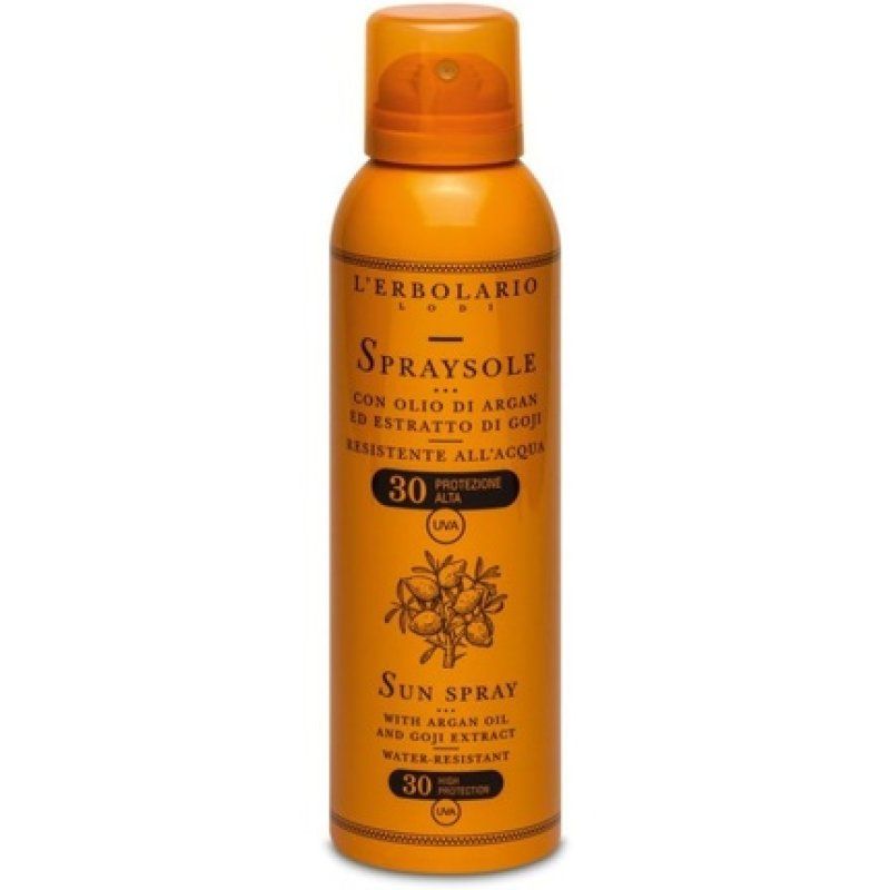 L'Erbolario Sun Spray Argan Oil and Goji Extract with SPF 30
