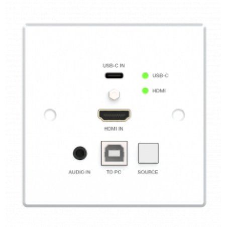 Wallplate HDBaseT-4K@60Hz-HDMI/USBC-UK (With receiver)