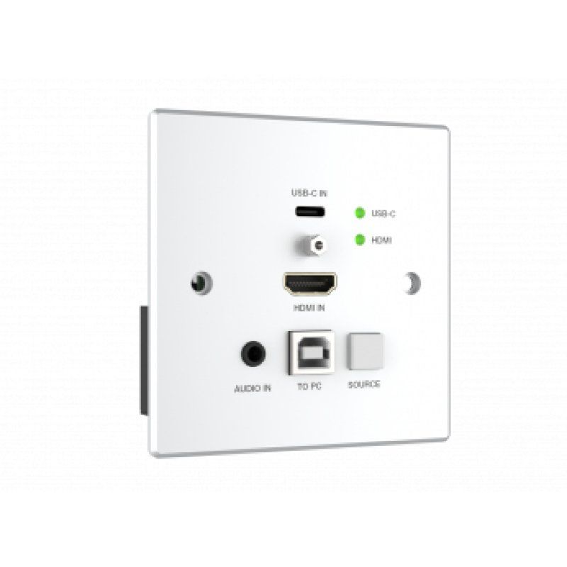 Wallplate HDBaseT-4K@60Hz-HDMI/USBC-UK (With receiver)