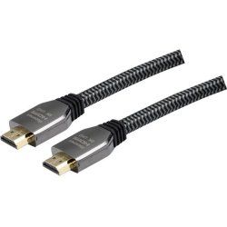 DACOMEX HDMI 2.1 CORD METAL BRAID GRS certified - 1.5m