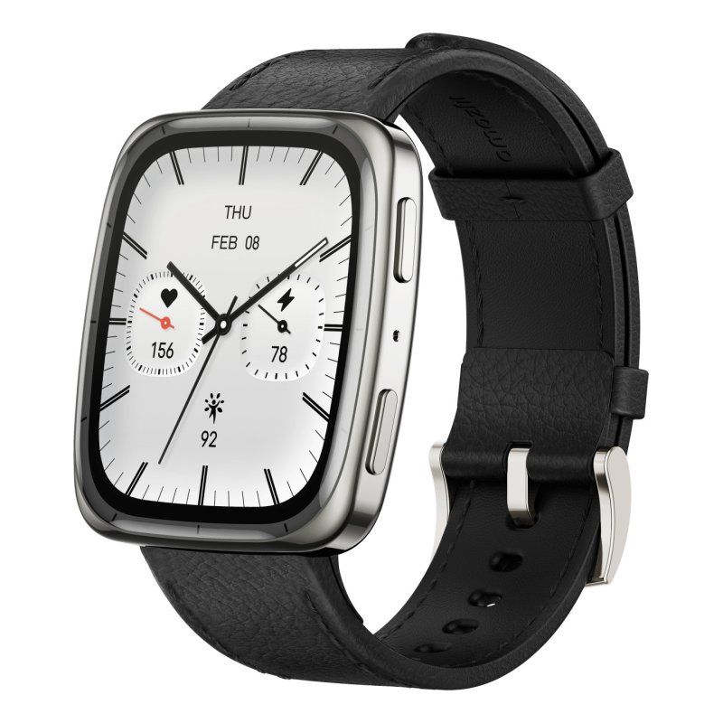Amazfit Active 2 4.45 cm (1.75") AMOLED Digital 390 x 450 pixels Touchscreen Stainless steel