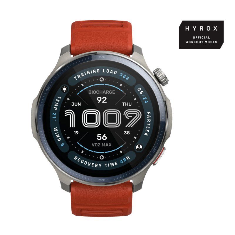 Amazfit Balance 2 48mm Black Smartwatch HYROX-Modus