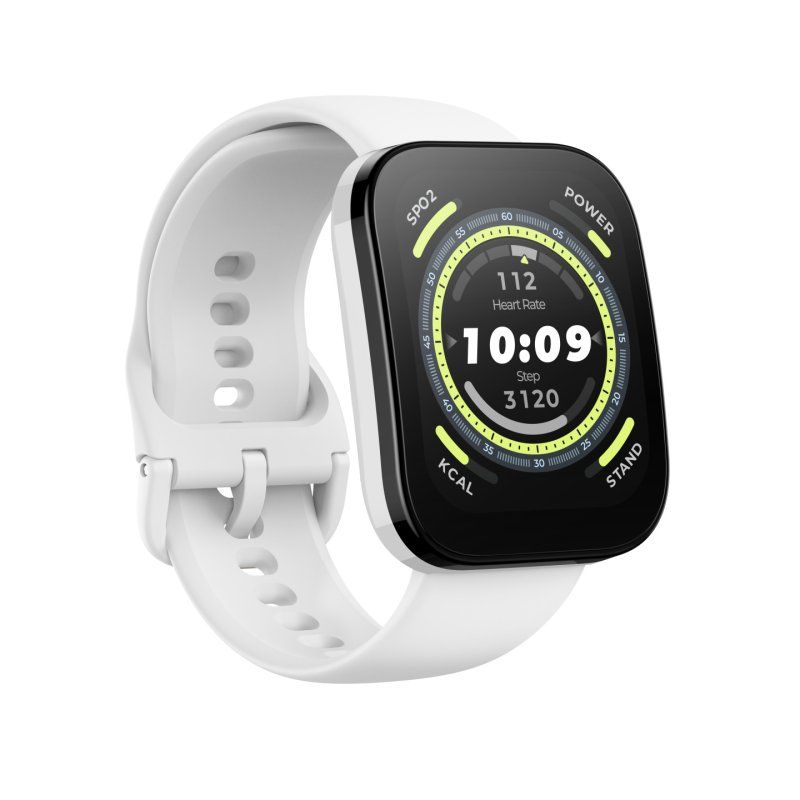 Amazfit Bip 5 4.85 cm (1.91") TFT 45.9 mm Digital 320 x 380 pixels Touchscreen White GPS (satellite)