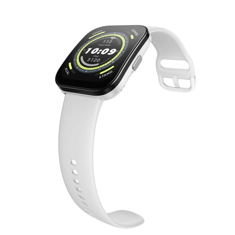Amazfit Bip 5 4,85 cm (1.91") TFT 45.9 mm Numérique 320 x 380 pixels Écran tactile Blanc GPS (satellite)