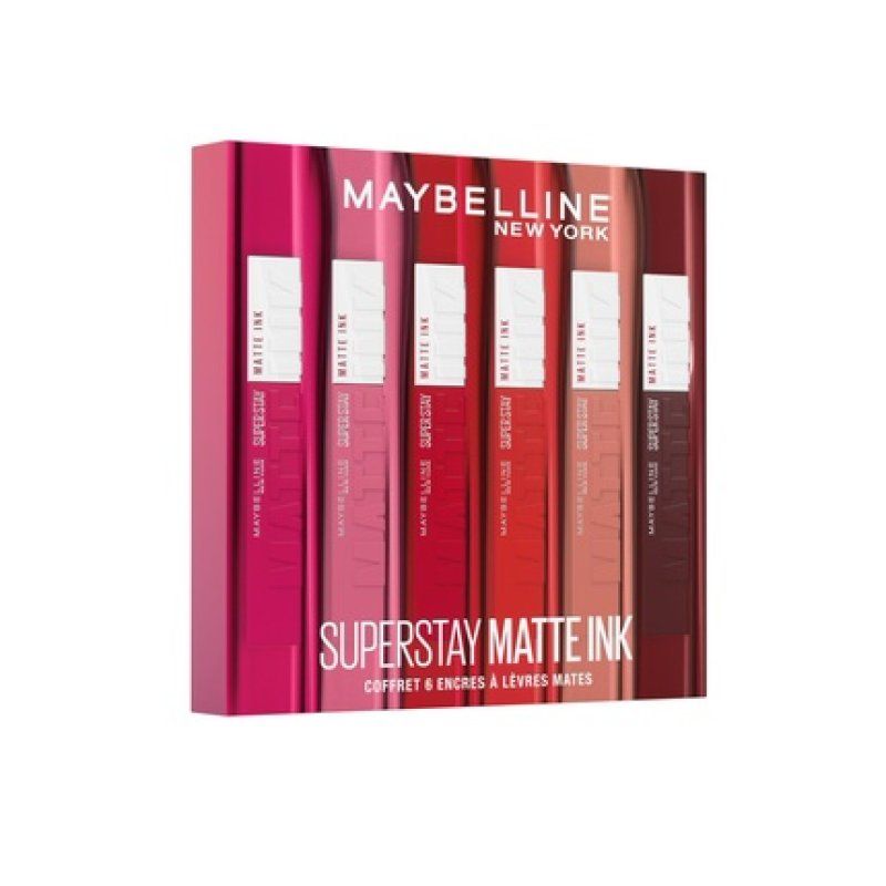 Maybelline New York Superstay Matte Ink Set Of 6 Matte Lip Inks