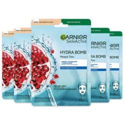 Garnier Skinactive Hydra Bomb Super Hydrating Replumping Tissue Mask Set Of 5 X 28 Ml