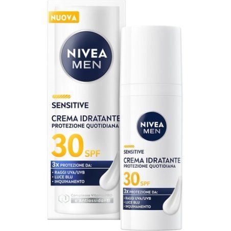 Nivea For Men Face Cream Spf30 Sensitive Protects And Soothes Sensitive Skin