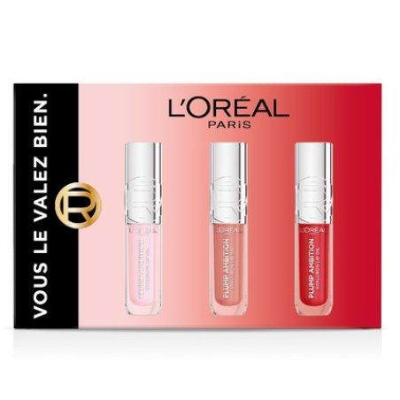 L'Oral Paris Plump Ambition Lip Plumping Oil Trio Set