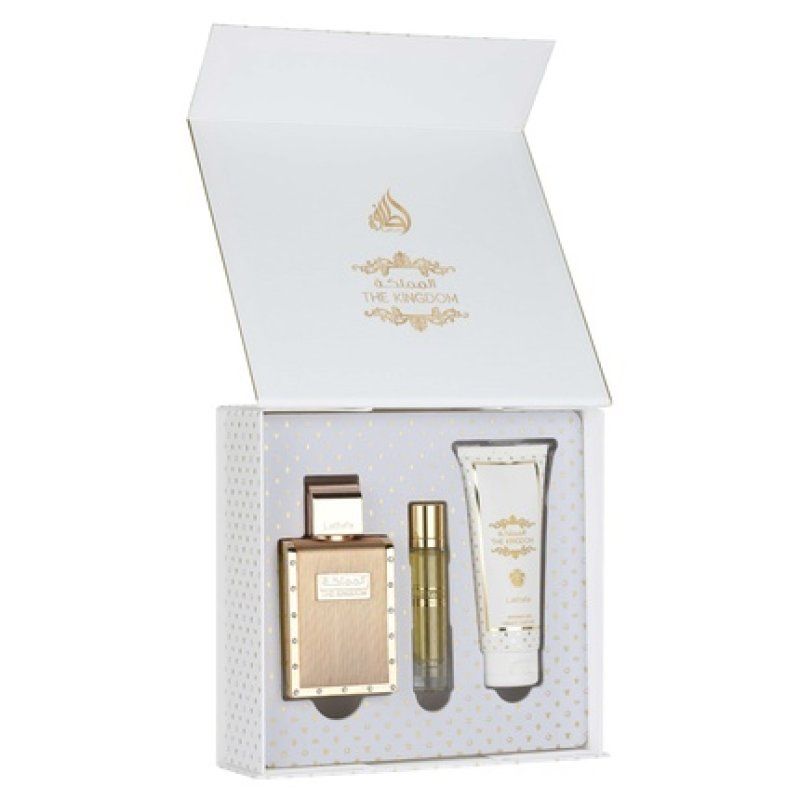 Lattafa 3p Gift Set The Kingdom Men