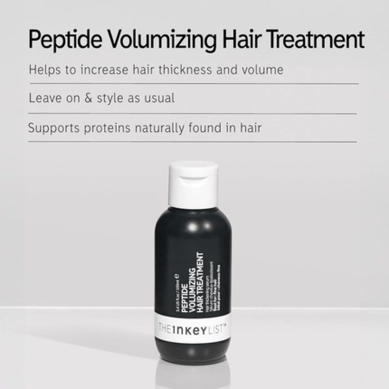 The Inkey List Peptide Volumizing Hair Treatment 100ml for Thicker Fuller Hair