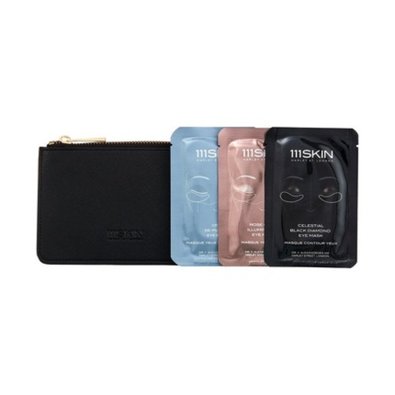 111skin Eye Mask Trio Rose Gold Illuminating Eye Mask Cryo Depuffing Eye Mask Celestial Black Diamond Eye Mask