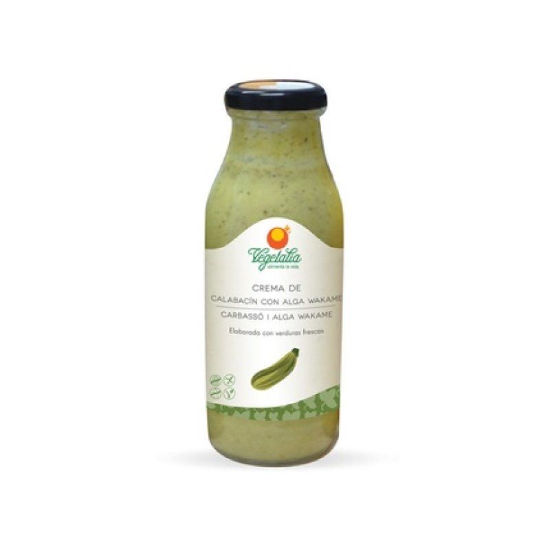 Vegetalia Organic Zucchini Cream With Wakame Seaweed 500 Ml