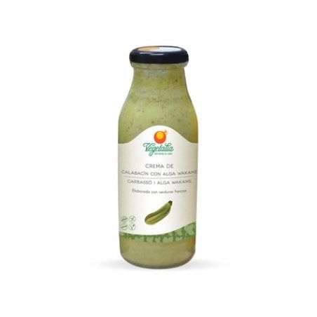 Vegetalia Organic Zucchini Cream With Wakame Seaweed 500 Ml