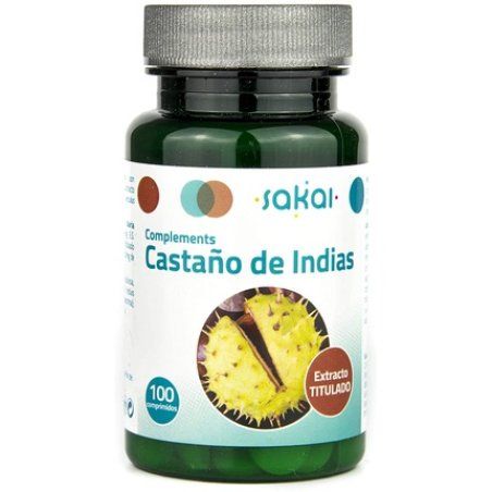 Sakai Chestnut of Guinea Light Legs Improves Circulation Prevents Varicose Veins Edema and Liquid Retention 100 Tablets