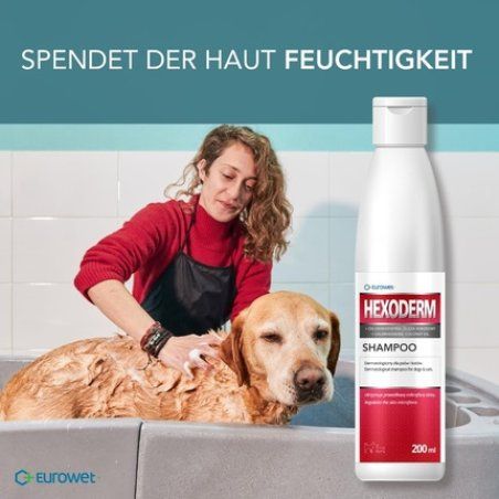 Hexoderm 200ml Dermatological Shampoo with Chlorhexidine and Ketoconazole