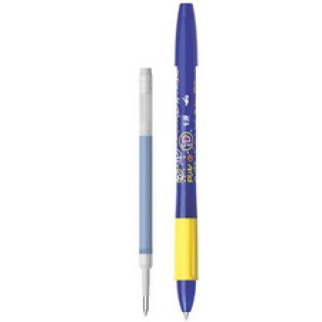 BIC Gelschreiber Illusion, blau / gelb, 2er Set 3 x Refill