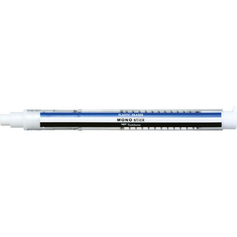 Tombow Stylo-gomme "MONO Stick", bleu/blanc/noir