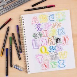 Tombow Feutre à pointe fine MONO drawing pen, étui de 8