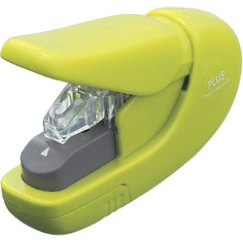 PLUS JAPAN Agrafeuse sans agrafe SL-106AB, vert