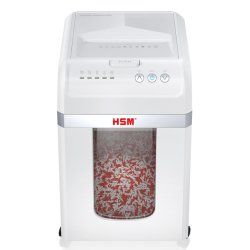 HSM Autofeed X300 destructeur de papier Découpage en particules 52 dB 23 cm Argent, Blanc