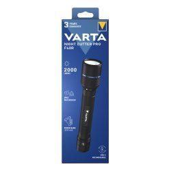 Varta Night Cutter Pro F40R Black Hand flashlight LED
