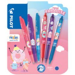 PILOT Stylo roller FRIXION BALL 07 Fancy Winter,blister de 6