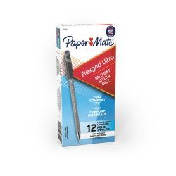 Papermate Paper Mate FlexGrip Ultra Ballpoint Pens, Medium Point (1.0mm)
