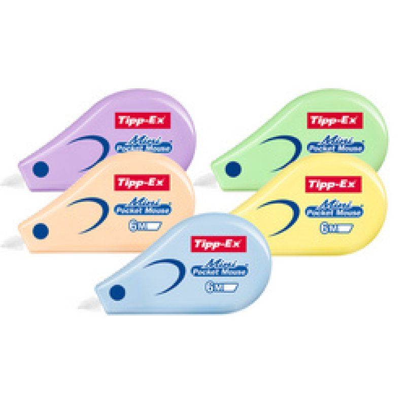 Tipp-Ex Rouleau correcteur "Mini Pocket Mouse Pastel"