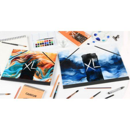 CANSON Carton à dessin XL, 520 x 720 mm, motifs assortis