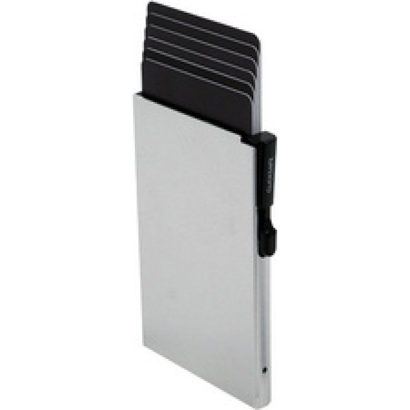 CLICKSAFE Porte-cartes SLIM, argent