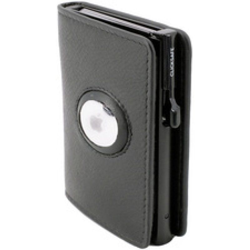 CLICKSAFE Portefeuille SLIM avec logement AirTag, marron
