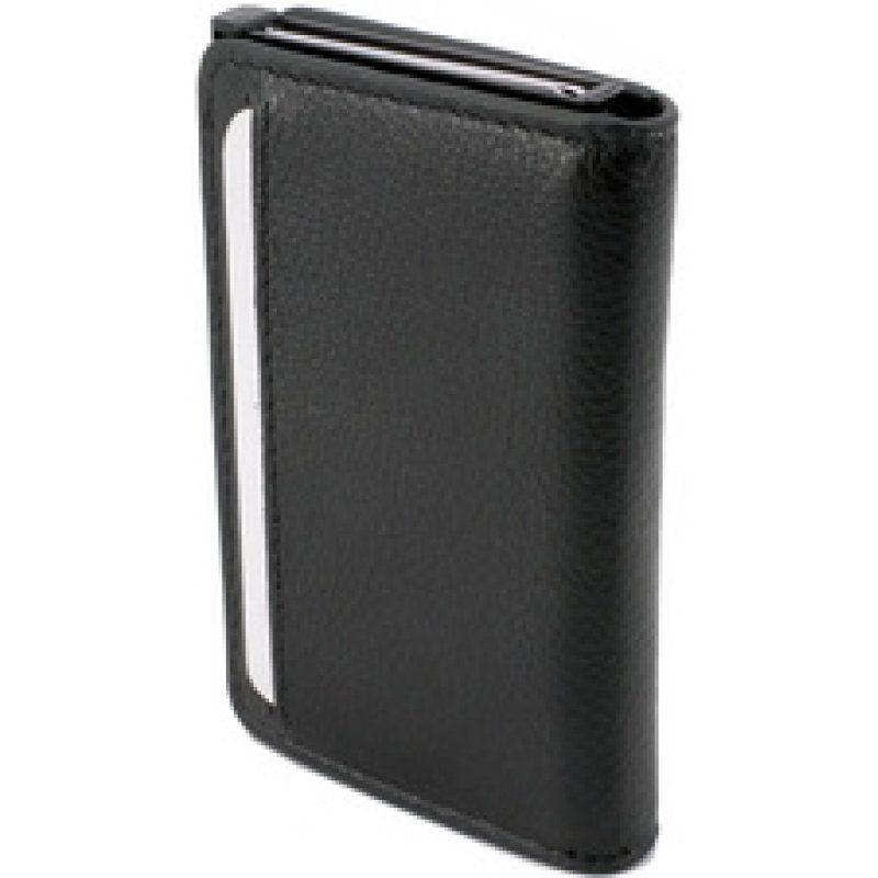 CLICKSAFE Portefeuille SLIM avec logement AirTag, marron