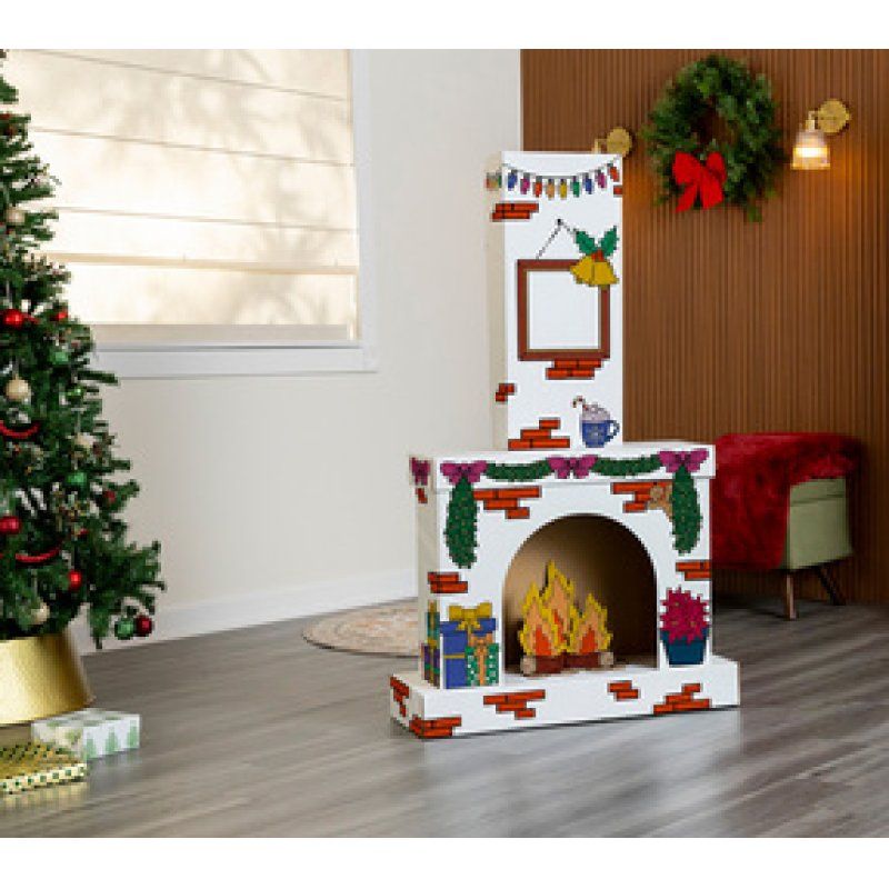 Fellowes Bankers Box Carton de jeu XL CHEMINÉE DE NOEL