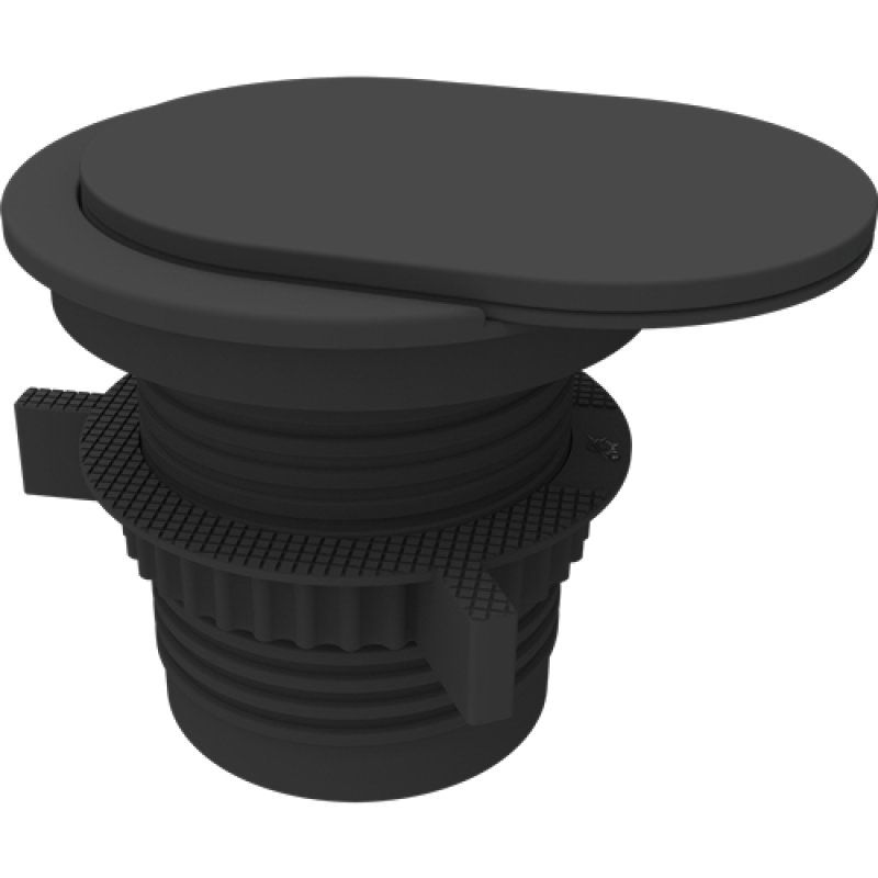 Fellowes Tisch-Einbausteckdose Power Spot, Typ F, schwarz