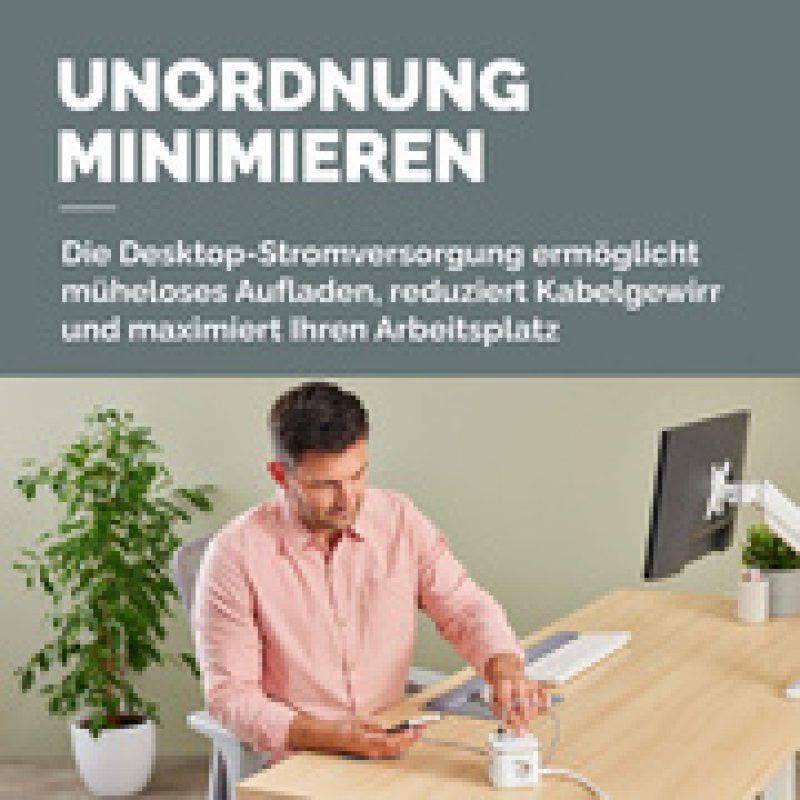 Fellowes Steckdosenwürfel Power Cube, Typ F, weiß