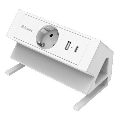 Fellowes 100137173 multiprise 2 m 1 sortie(s) CA Intérieure Blanc