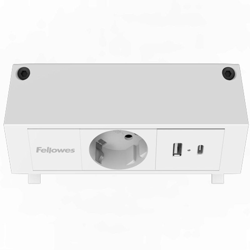 Fellowes 100137173 multiprise 2 m 1 sortie(s) CA Intérieure Blanc