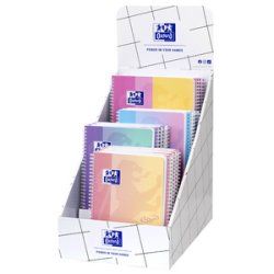 Oxford Collegeblock Pastell Edition, Thekendisplay