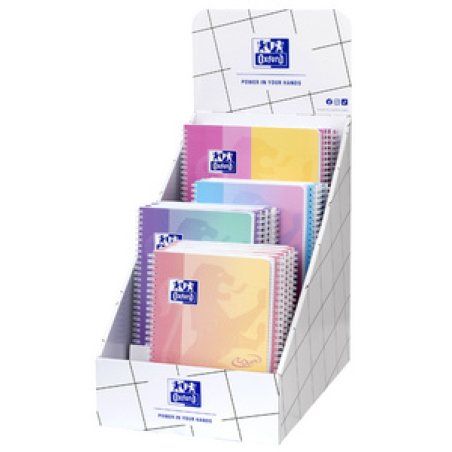 Oxford Collegeblock Pastell Edition, Thekendisplay