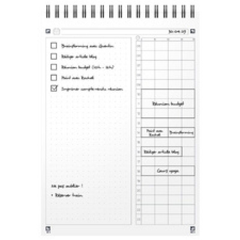 Oxford Planning journalier Essentials Time Manager Day, A5