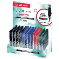 uni-ball Stylo encre gel SIGNO broad UM153C, présentoir