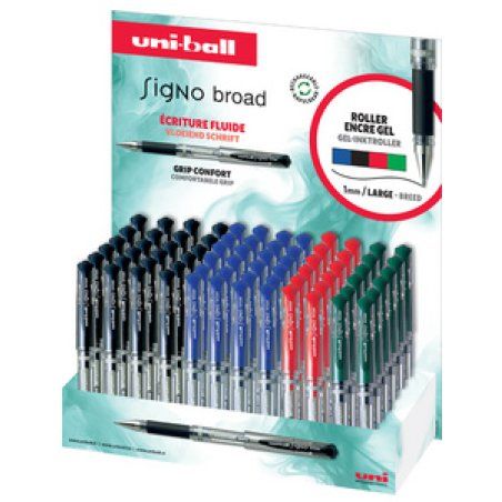uni-ball Stylo encre gel SIGNO broad UM153C, présentoir