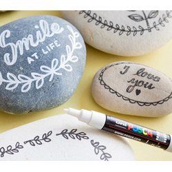 POSCA Marqueur à pigment PC3ML pailleté, étui de 4, assorti