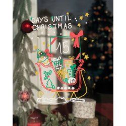 uni-ball Marqueur craie Chalk marker, coffret Noël TRADI