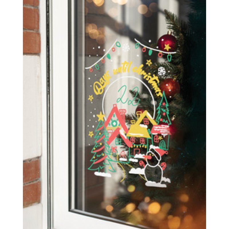 uni-ball Marqueur craie Chalk marker, coffret Noël TRADI