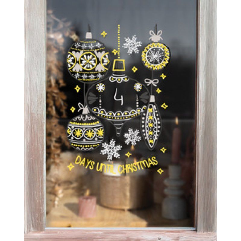 uni-ball Marqueur craie Chalk marker, coffret Noël SCANDI