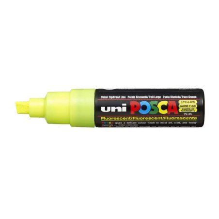 POSCA uni PC-8K marker 1 pc(s) Chisel tip Yellow