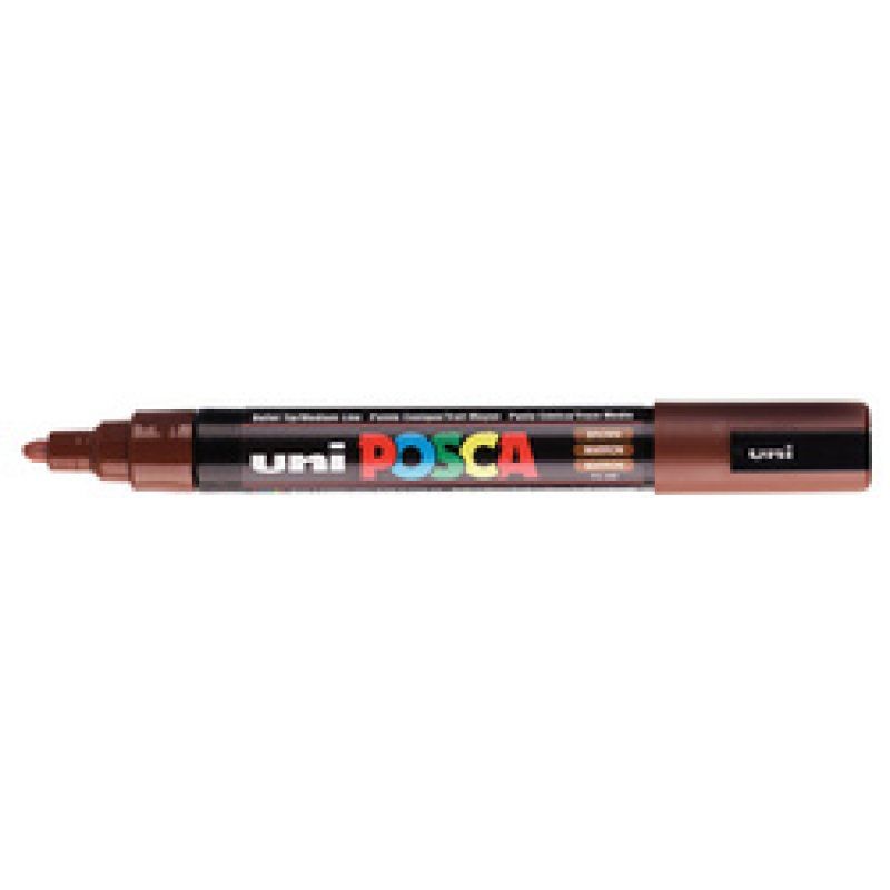 POSCA Marqueur à pigment PC-5M, marron foncé